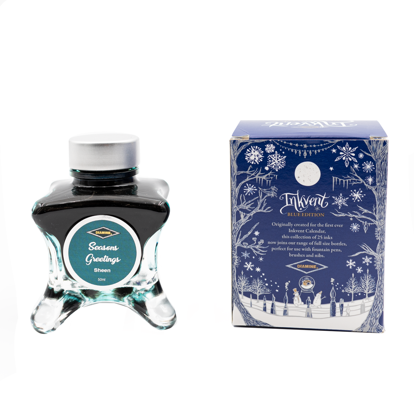 Diamine Blue Edition Season's Greetings Sheen