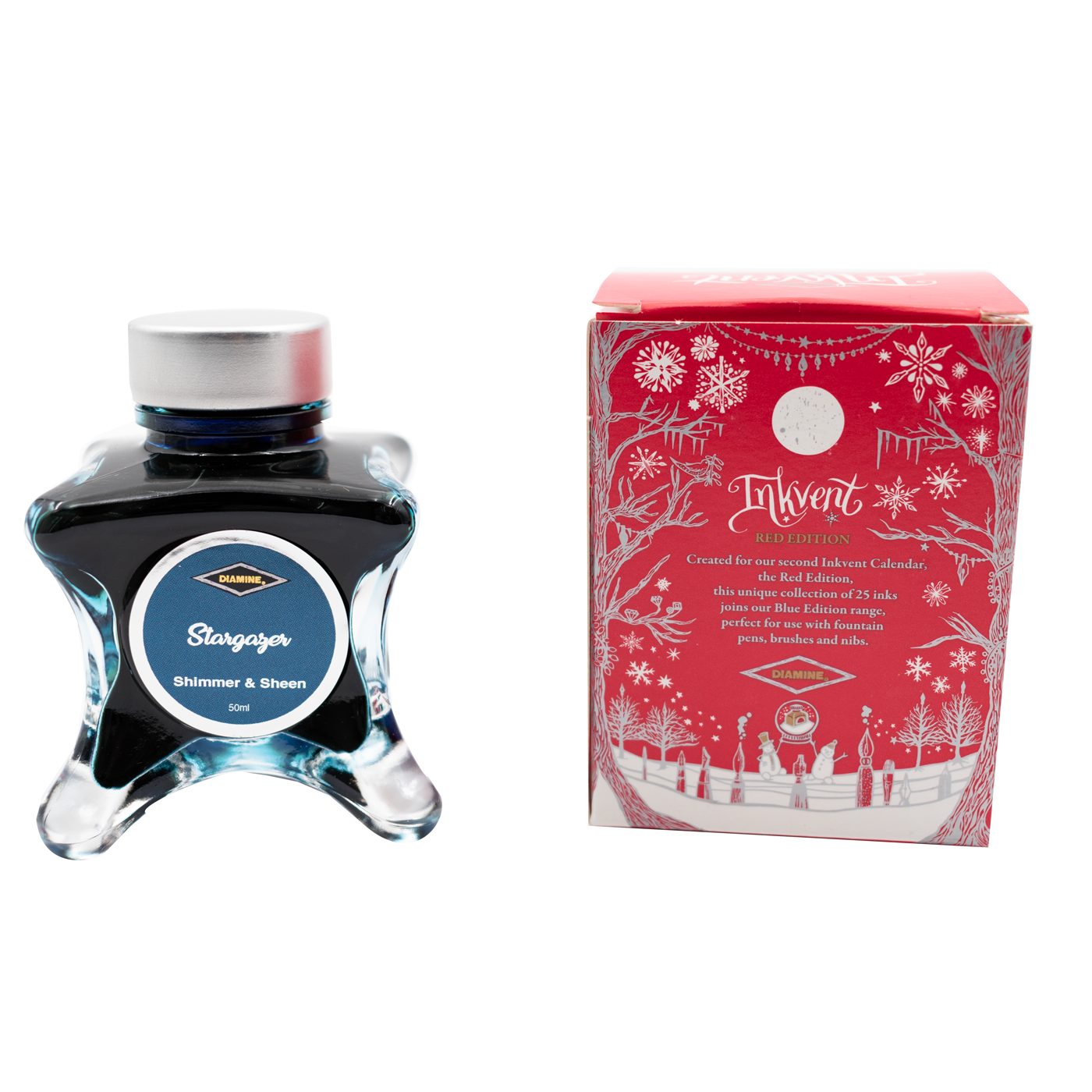 Diamine Red Edition Stargazer Shimmer & Sheen