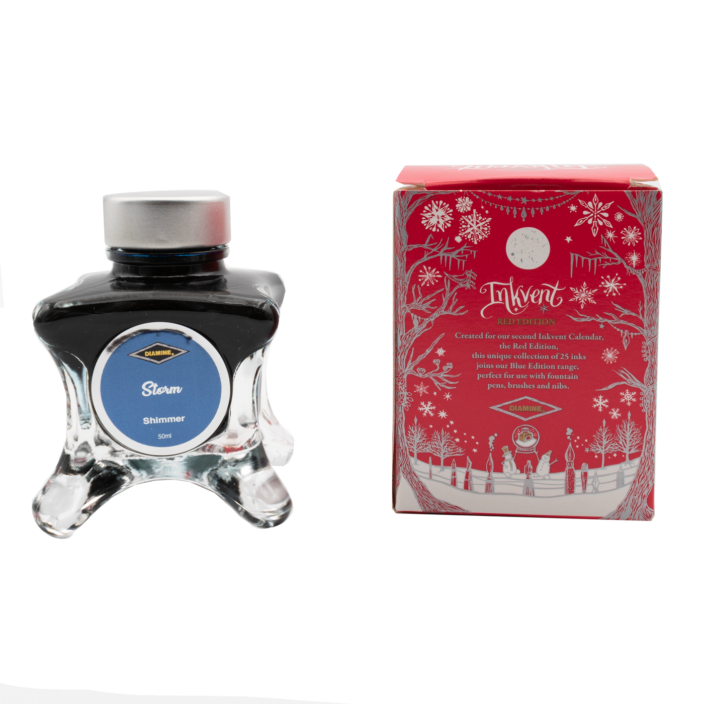 Diamine Red Edition Storm Shimmer