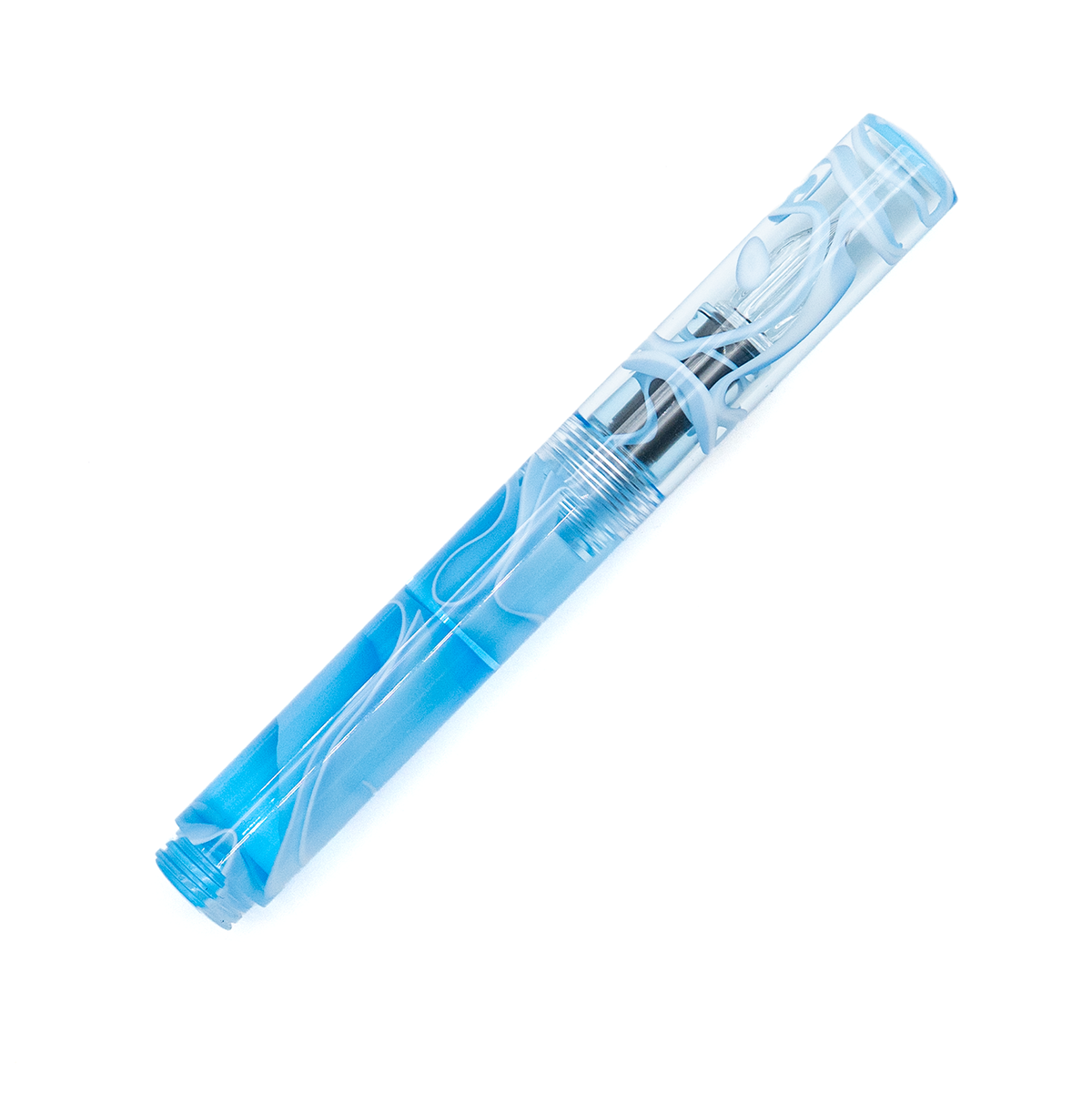 Teranishi Guitar Glass Dip Pen - Ice Blue