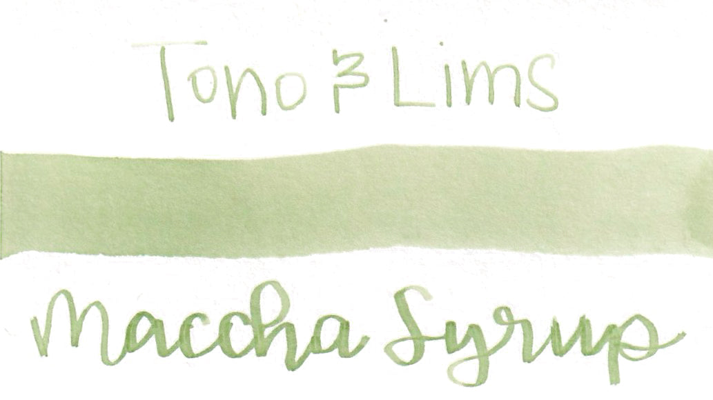 Tono & Lims - Shaved Ice Series - Maccha Syrup