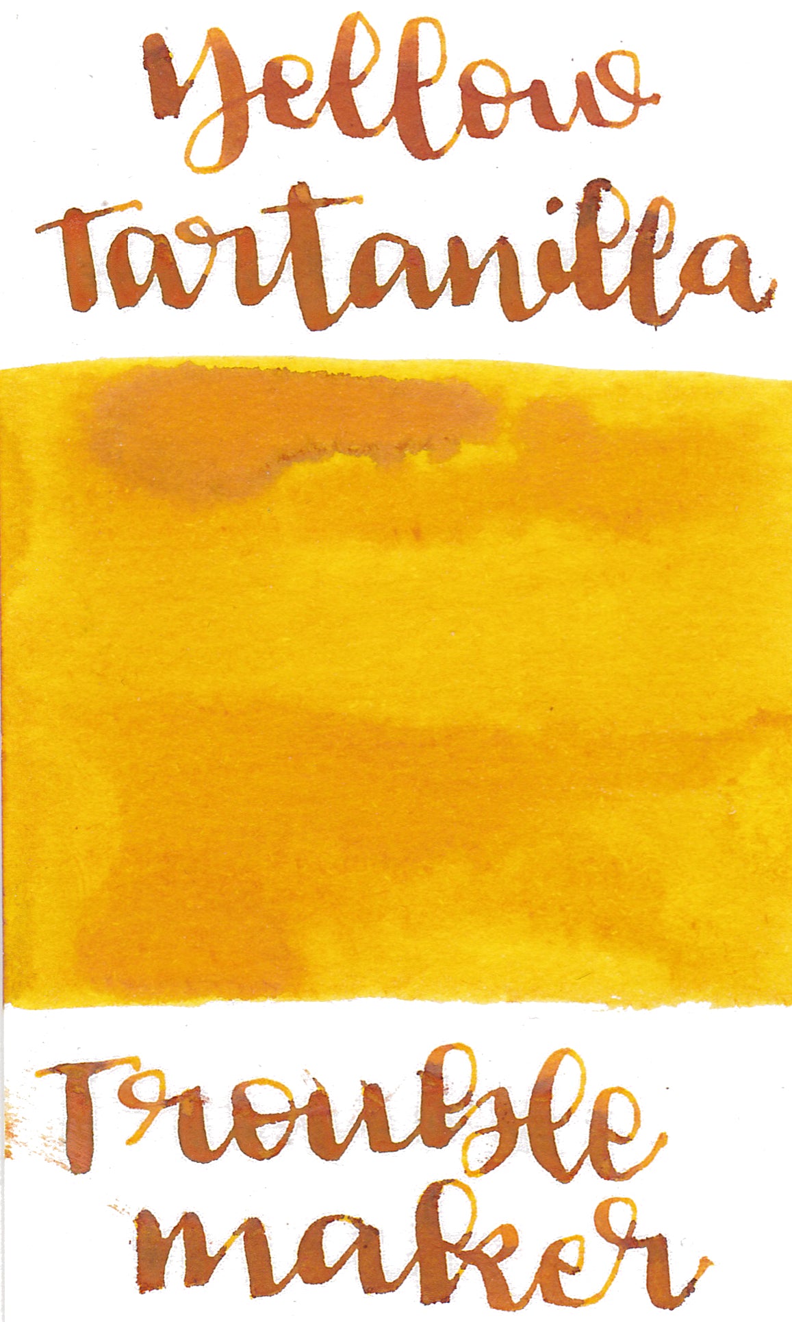 Troublemaker Yellow Tartanilla