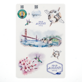 Happiness Handmade August 2025 San Francisco Pen Show Stickers - Limited Quantity Available