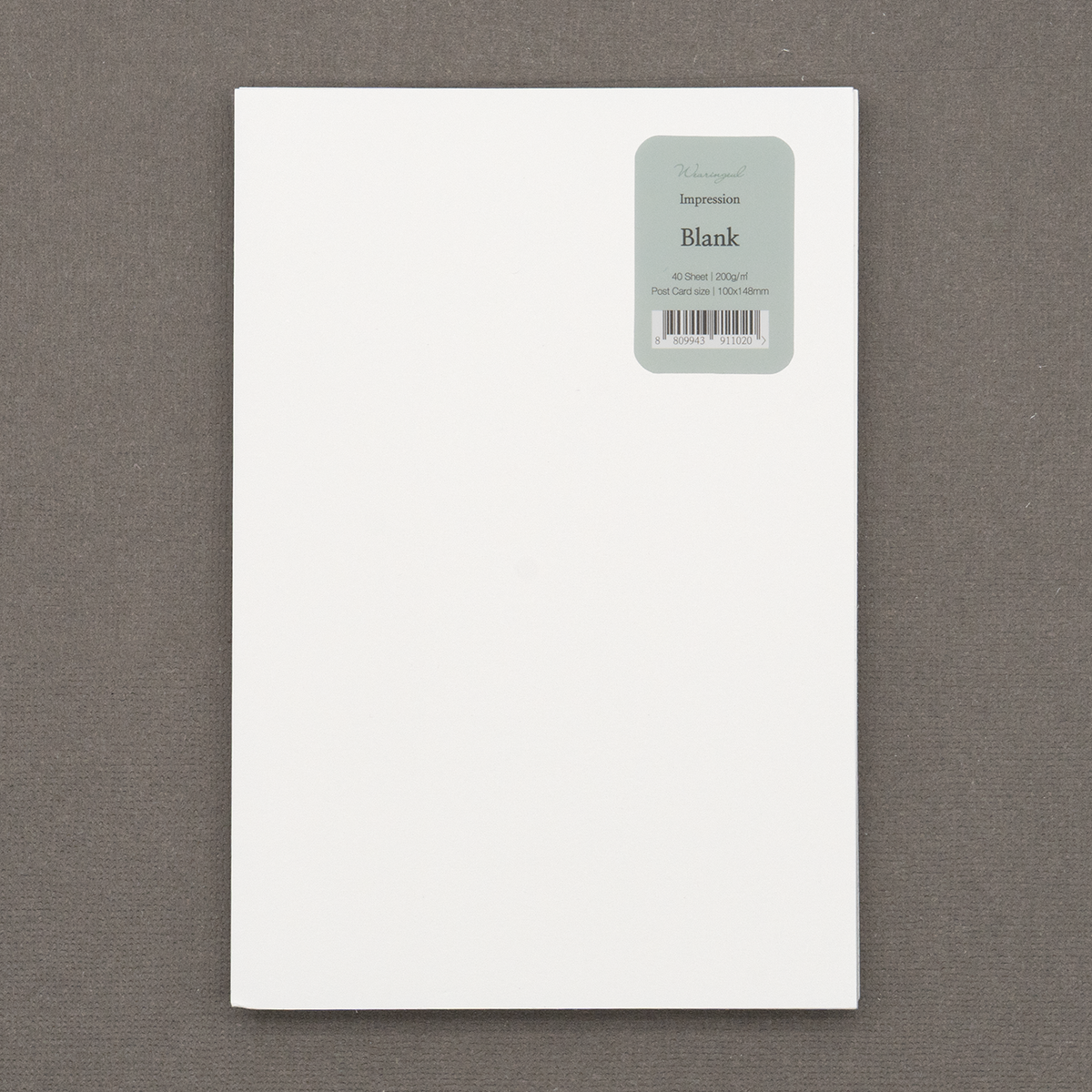 Wearingeul Impression Paper Post Card - Blank