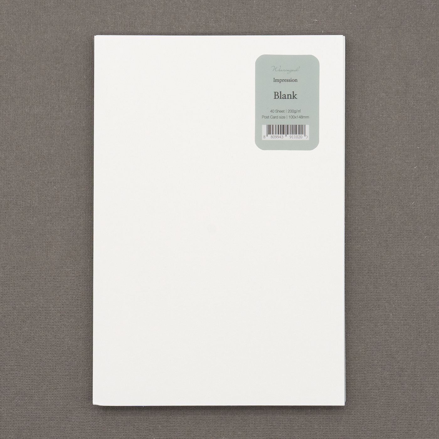 Wearingeul Impression Paper Post Card - Blank