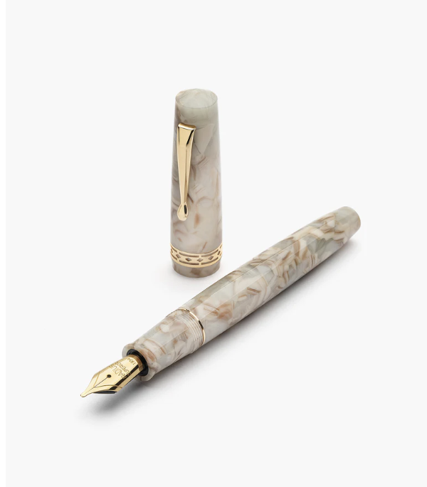 Radius 1934 Seventh White Marble Gold Trim
