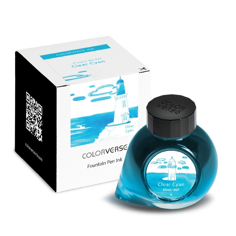 Colorverse Project No. 007 Clear Cyan