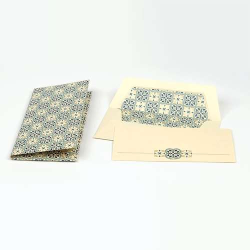 San Lorenzo Note Card Portfolio Long - Quadrilobo