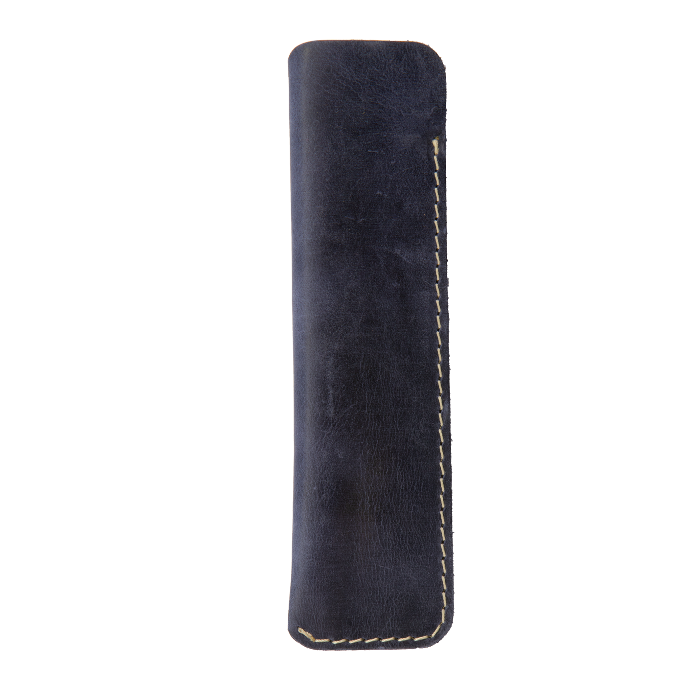Galen Leather Co. Leather Single Pen Sleeve - Navy Blue