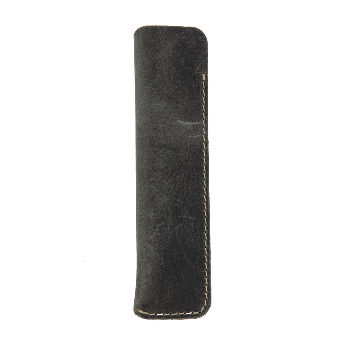 Galen Leather Co. Leather Single Pen Sleeve- Crazy Horse Smoky