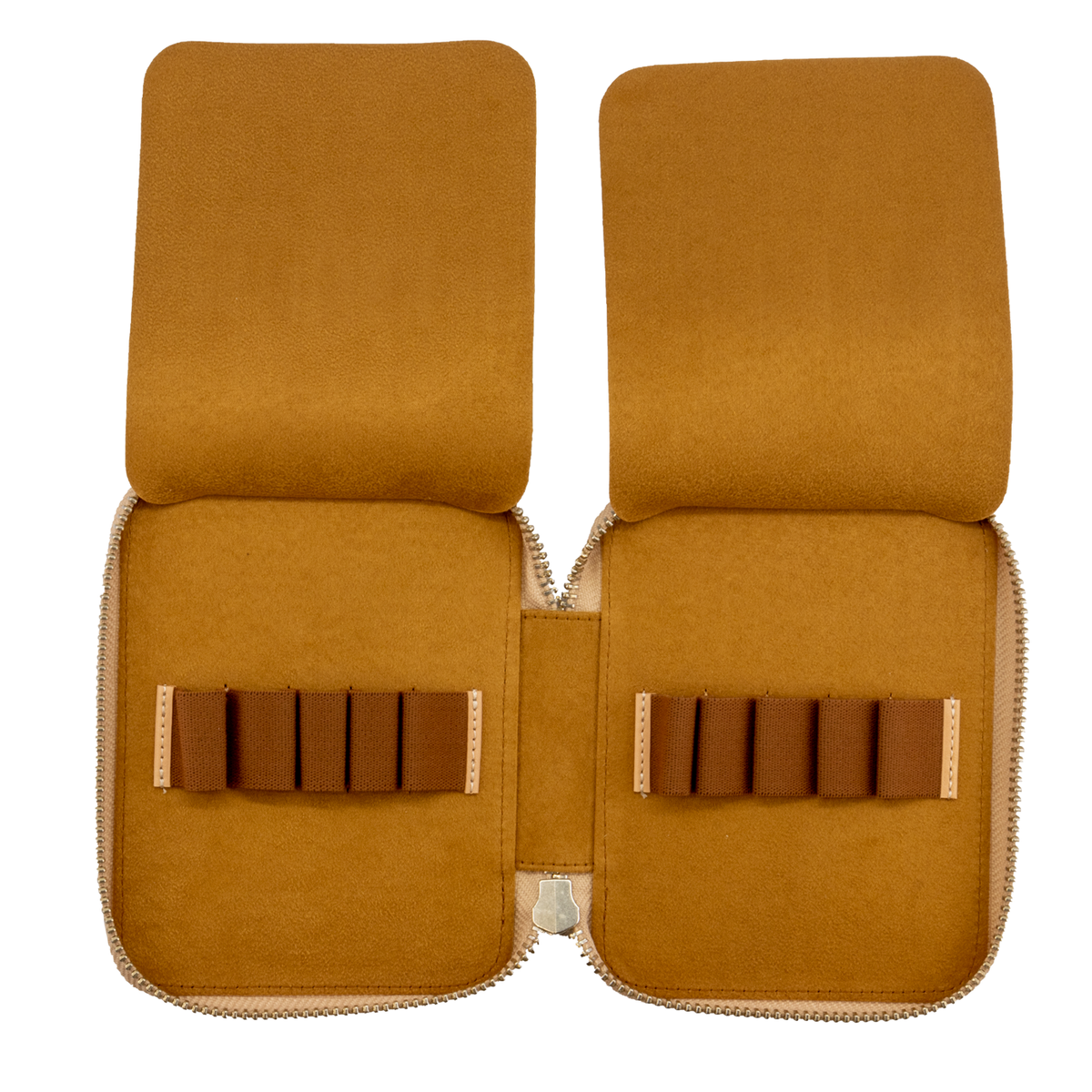 Galen Leather Co. Zippered 10 Slot Pen Case - Undyed Leather