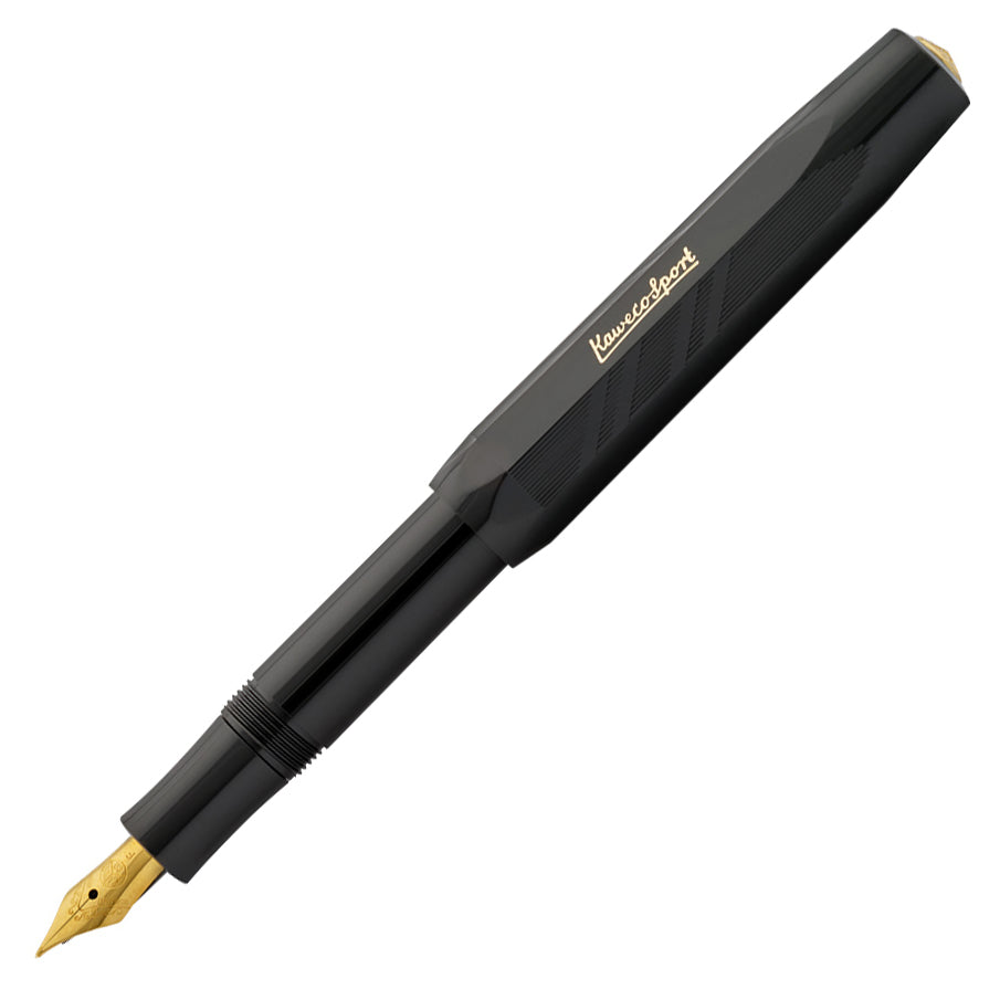 Kaweco Classic Sport Black Guilloche Fountain