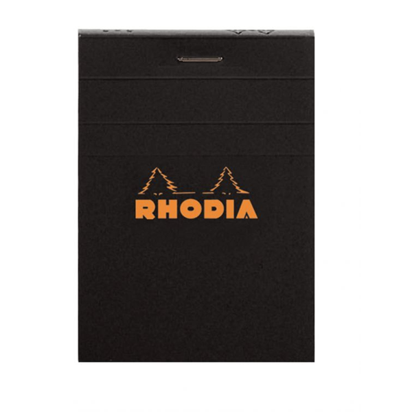 Rhodia #10 Classic Staplebound Notepad - Black