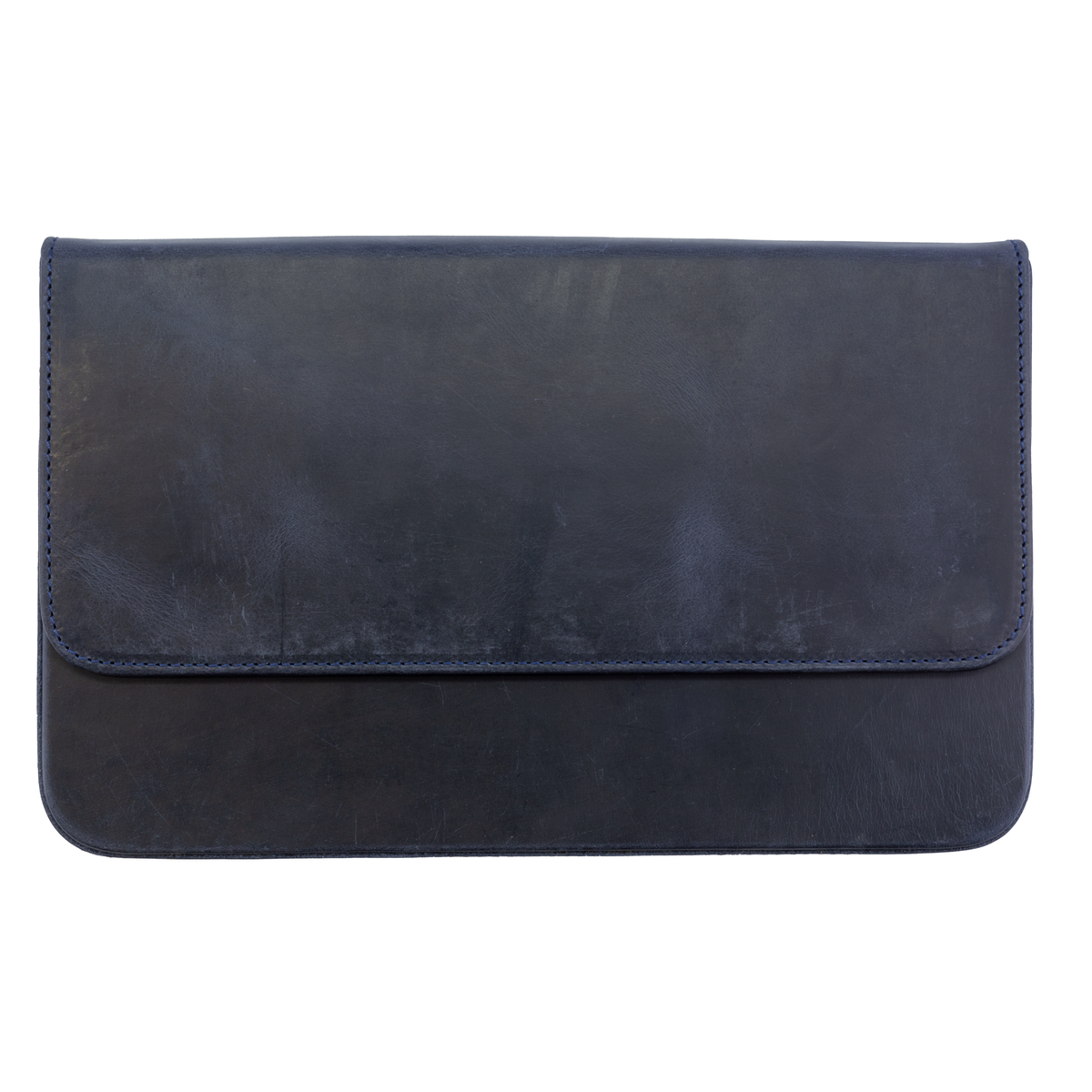 Galen Leather Co. Magnum Opus 12 Slot Magnetic Hard Pen Case - Navy Blue