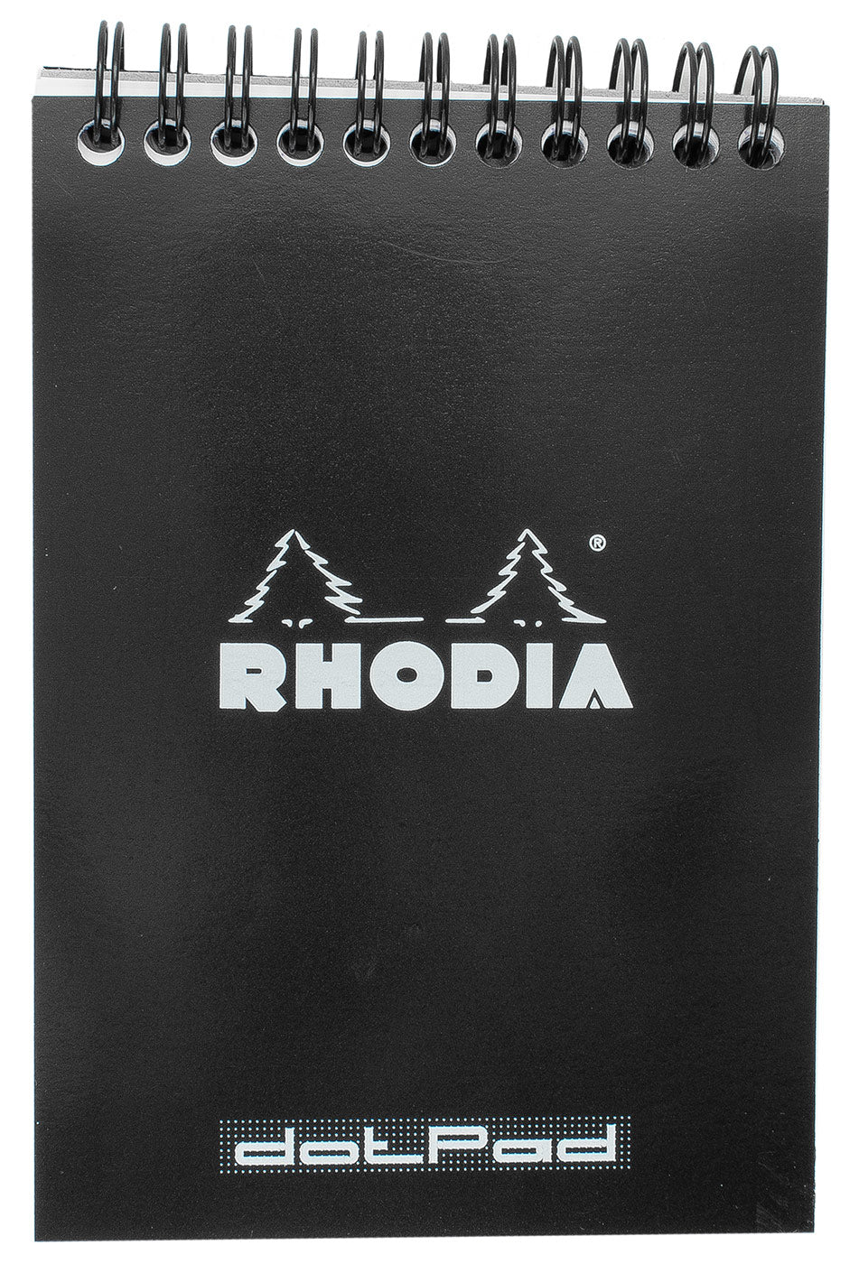Rhodia #13 Black Top Wirebound Notepad - Black