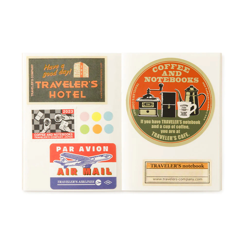 TRAVELER'S COMPANY Passport Sized Refill 017-  Sticker Release Paper