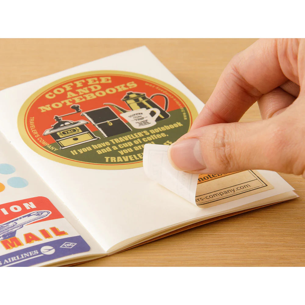 TRAVELER'S COMPANY Passport Sized Refill 017-  Sticker Release Paper