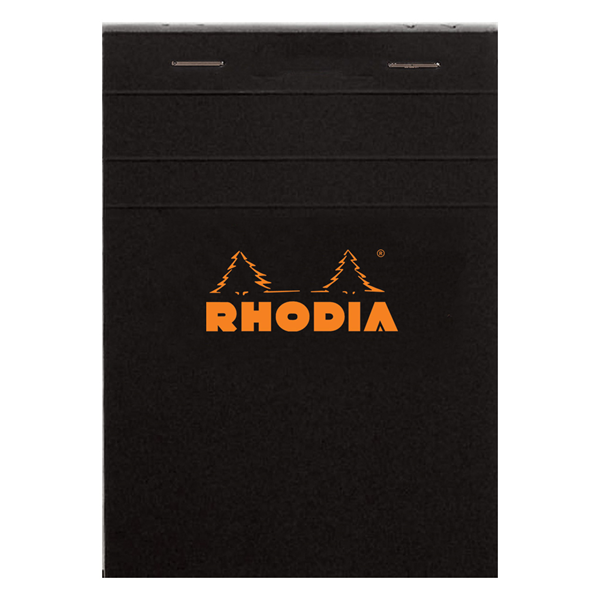 Rhodia Classic Staplebound Notepad #16 - Black