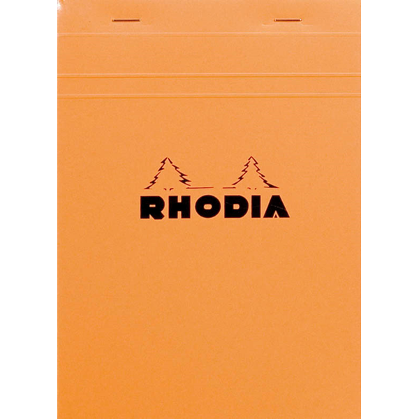 Rhodia #16 Classic Staplebound Notebook - Orange