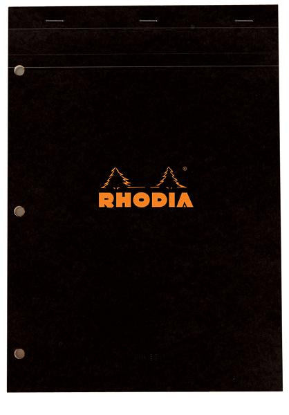 Rhodia #18 Classic Staplebound Notebook - Black