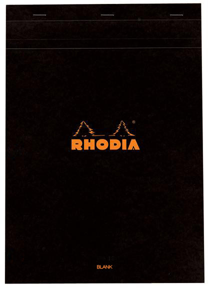 Rhodia #18 Classic Staplebound Notebook - Black