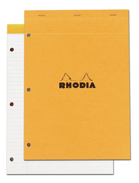 Rhodia #18 Classic Staplebound Notebook - Orange