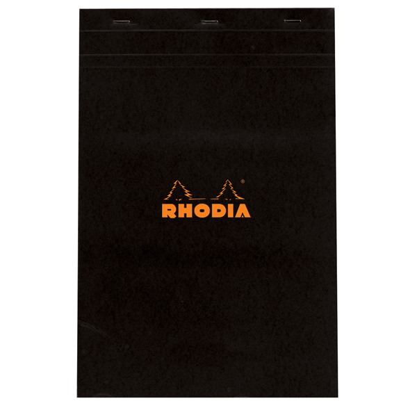 Rhodia #19 Classic Staplebound Notebook - Black