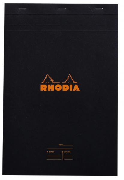 Rhodia #19 Classic Staplebound Notebook - Black