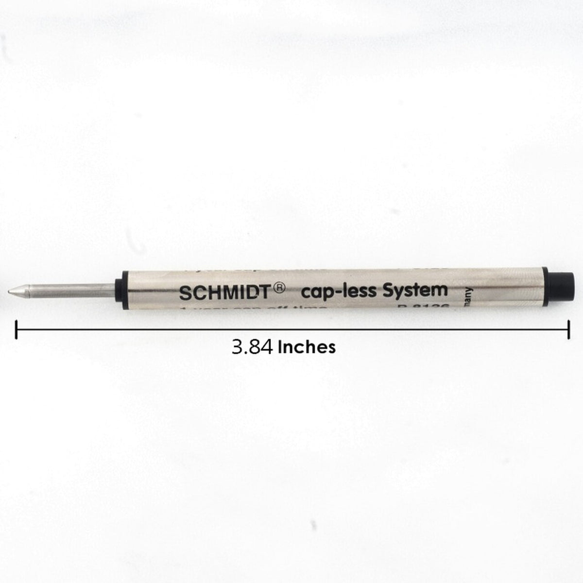 Schmidt Short Capless System Rollerball Refill- Black