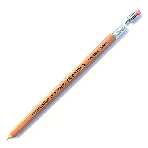 OHTO Wooden 0.5mm Mechanical Pencil- Natural