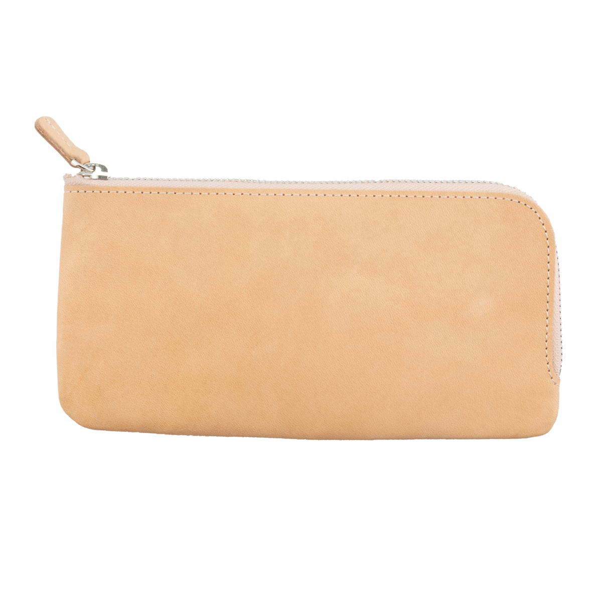 Galen Leather Co. Slip-N-Zip 4 Pen Pouch - Undyed Leather