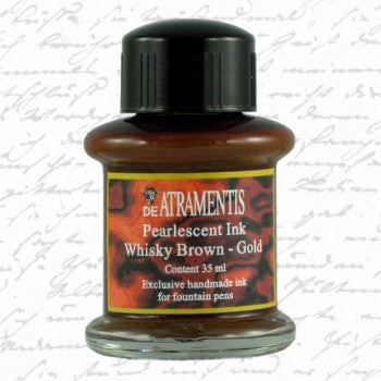 De Atramentis Pearlescent Whisky Brown Gold
