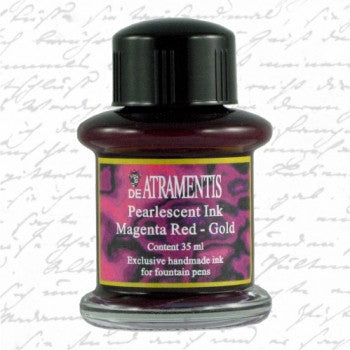De Atramentis Pearlescent Magenta Red Silver