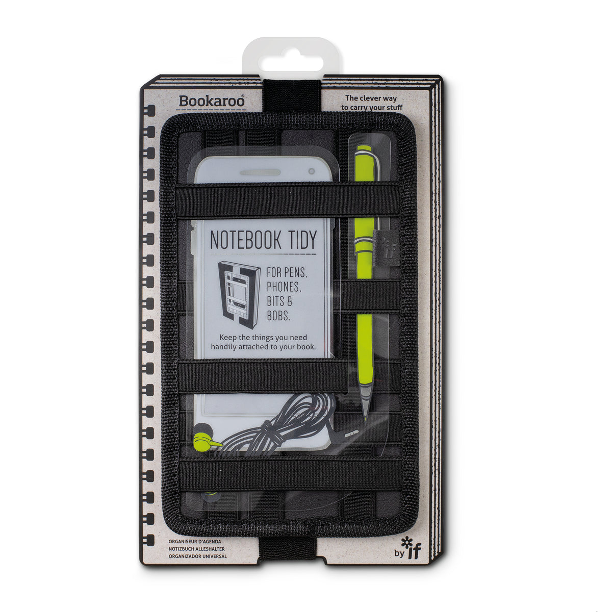 If Bookaroo Notebook Tidy- Black