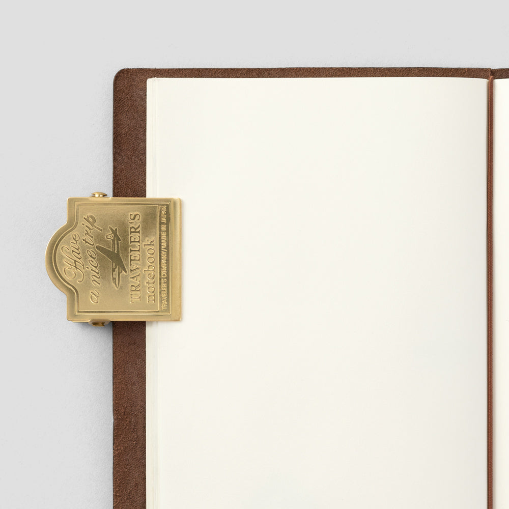 TRAVELER'S COMPANY Traveler's Notebook Brass Clip Airplane