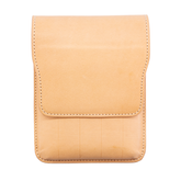 Galen Leather Co. Magnetic Flap Pen Case for 5 Pens - Undyed Leather