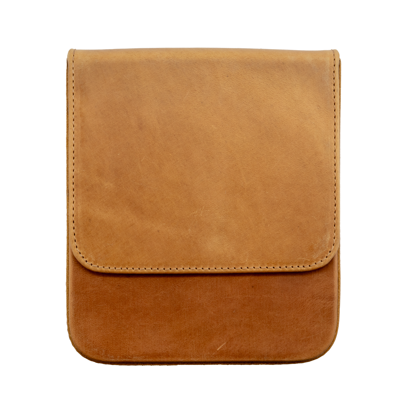 Galen Leather Co. Magnum Opus Magnetic 6 Slot Hard Pen Case - Crazy Horse Honey Ochre