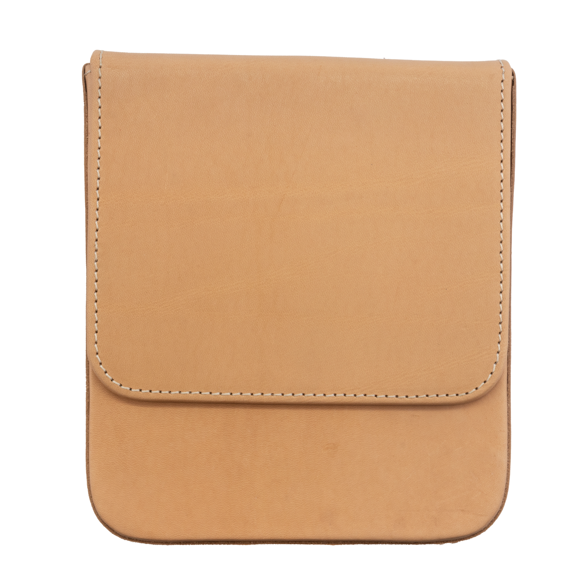 Galen Leather Co. Magnum Opus 6 Slot Magnetic Hard Pen Case - Undyed Leather