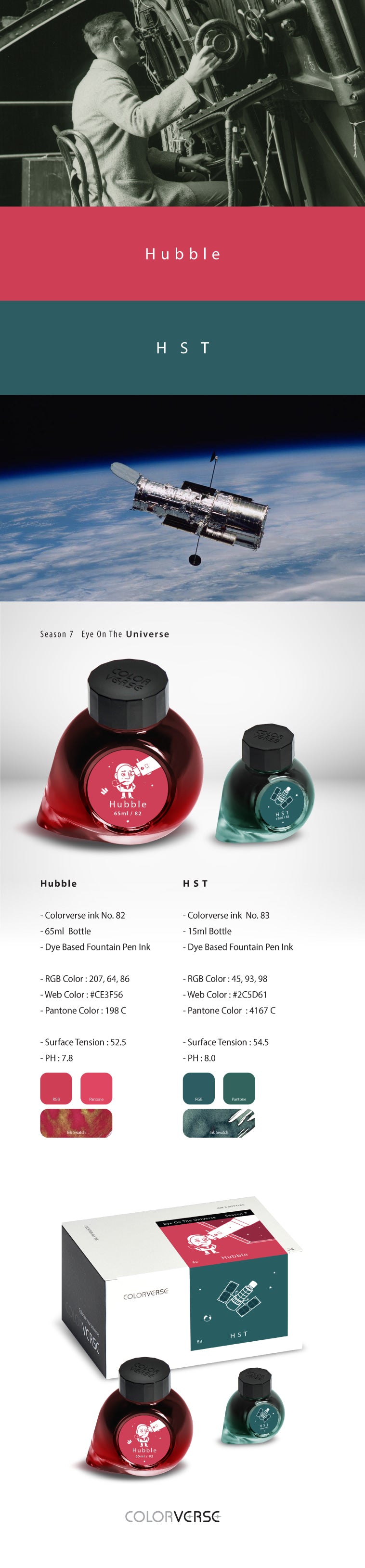 Colorverse 82 & 83 Hubble & H S T