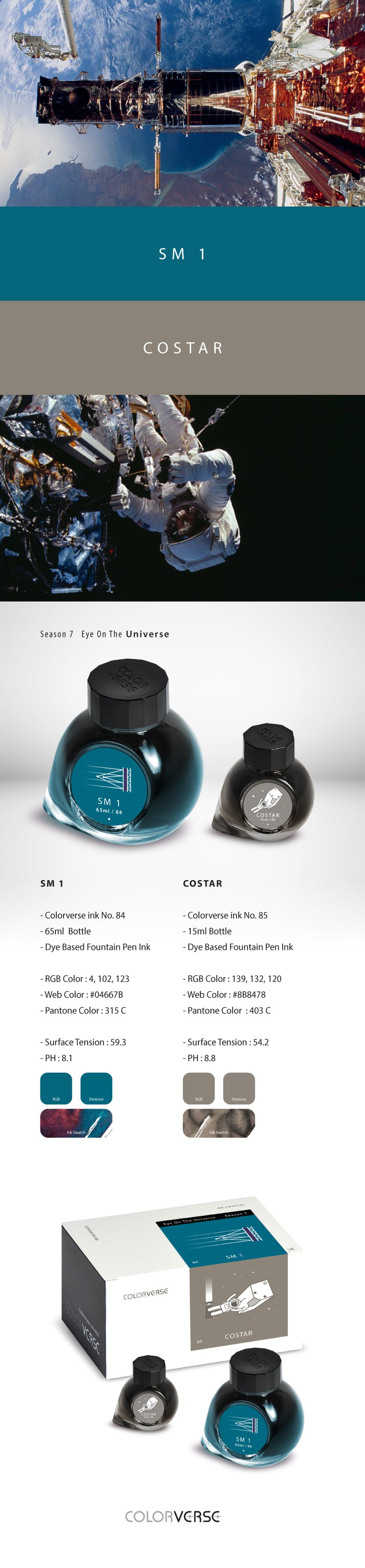 Colorverse 84 & 85 SM 1 & COSTAR