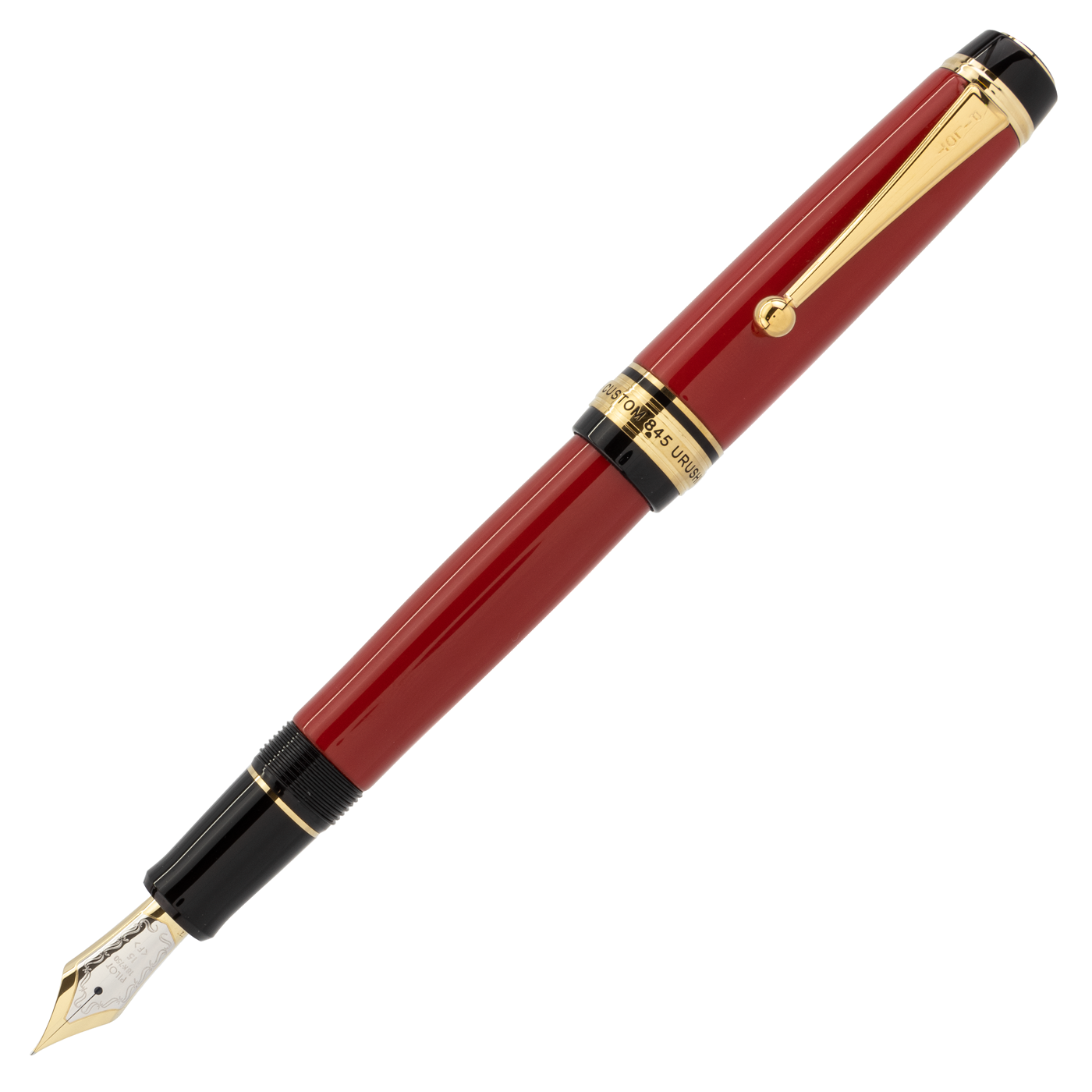 Pilot Custom 845 Vermilion Urushi Fountain Pen