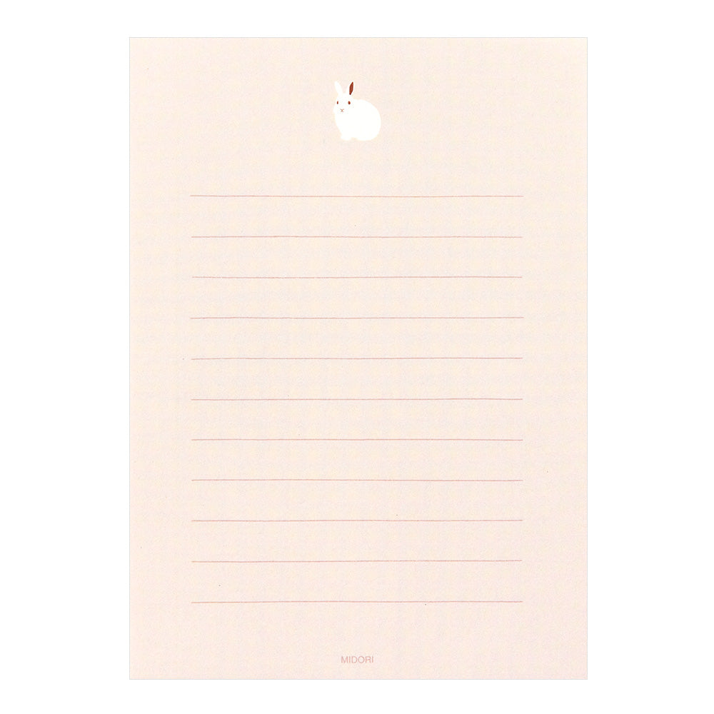 Midori Stationery Set- Rabbit