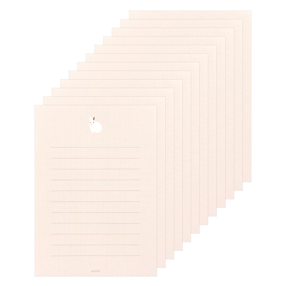 Midori Stationery Set- Rabbit