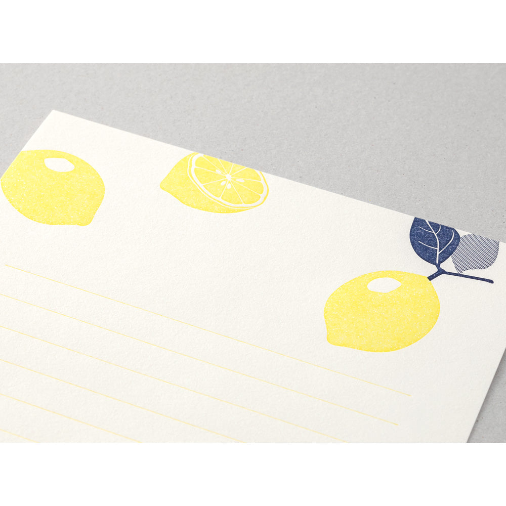 Midori Letter Set 476- Press Lemon