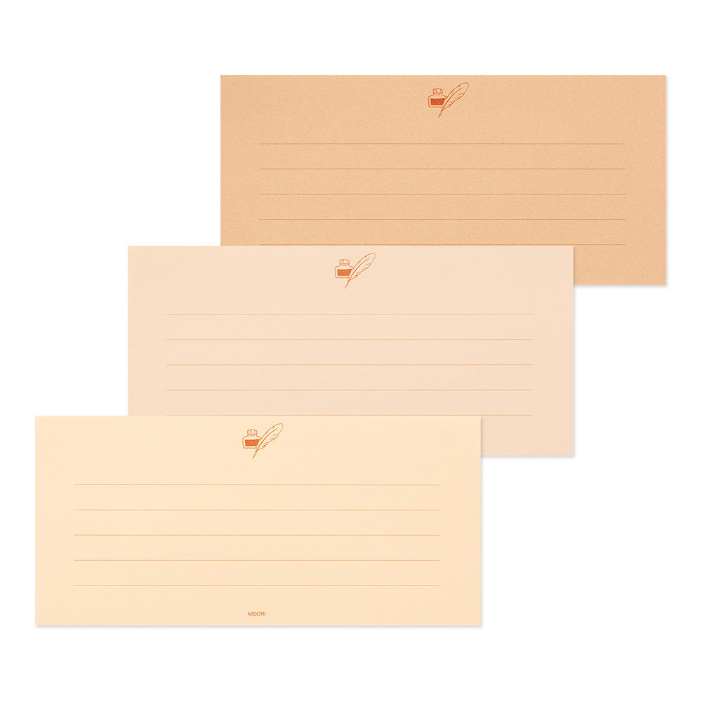 Midori Giving A Color Brown Message Pad