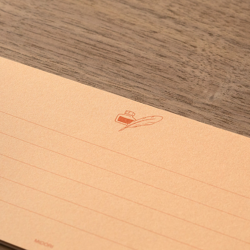 Midori Giving A Color Brown Message Pad