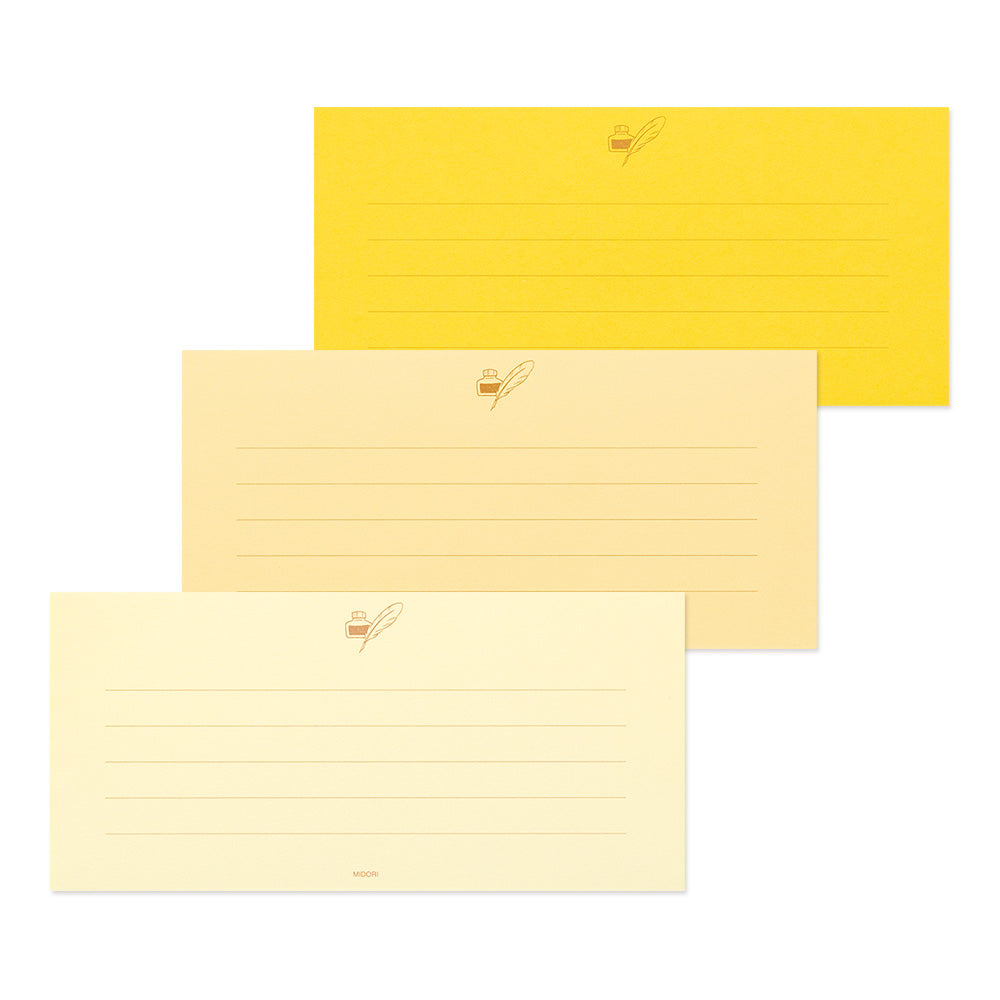 Midori Giving A Color Gold Message Pad
