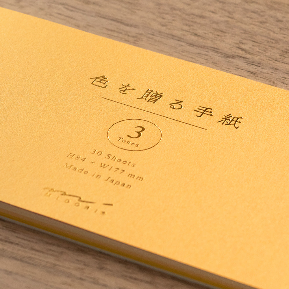 Midori Giving A Color Gold Message Pad
