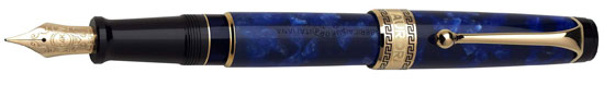 Aurora Optima Auroloide Blue, Gold Trim