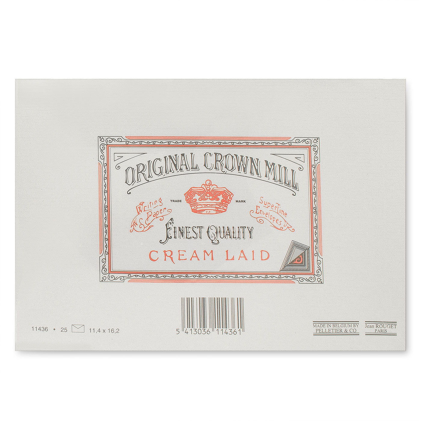 Original Crown Mill #125 A5 Classic Laid Envelopes 25 pack